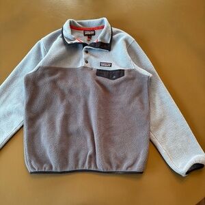 Patagonia Synchilla Snap-T Fleece Pullover in Blue/Gray